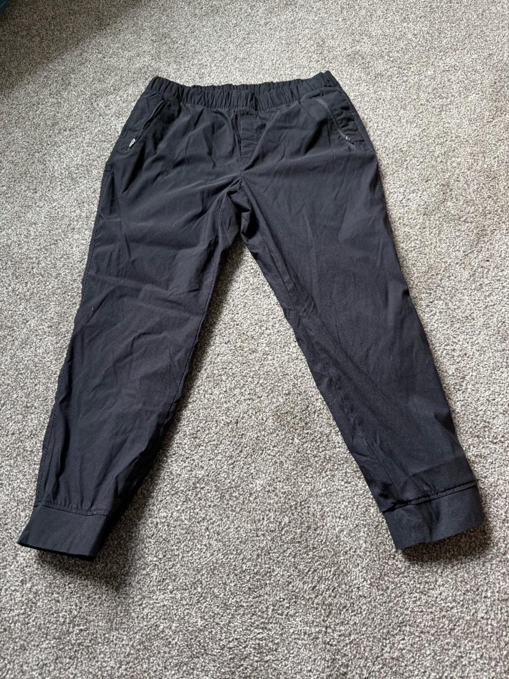 Black Fleece-Lined Eddie Bauer Activewear Pants